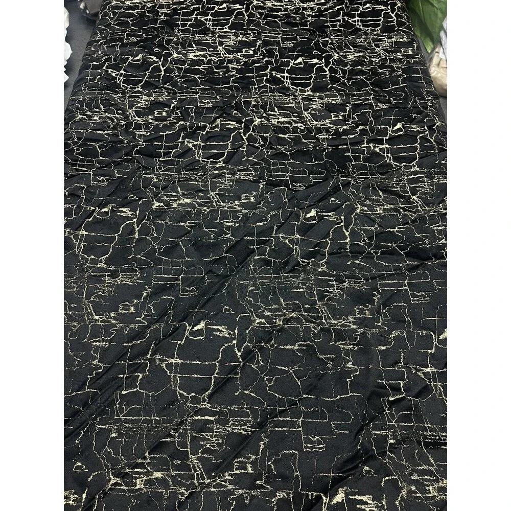 Donna Karan Black Onyx Full/Queen Duvet Cover + 2 Standard Shams + 2 Euro Shams
